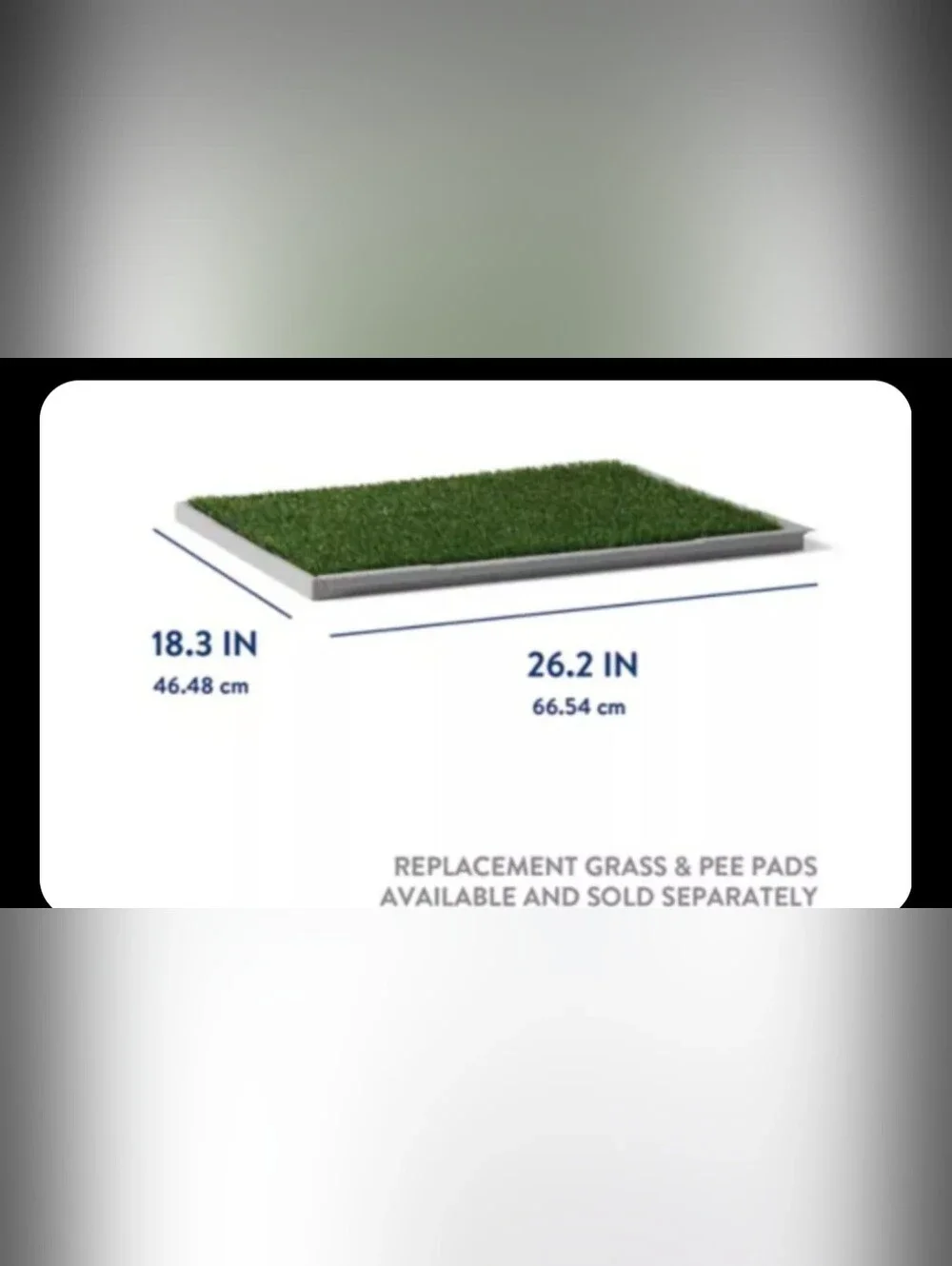 Top Paw Indoor Grass Potty Pad System